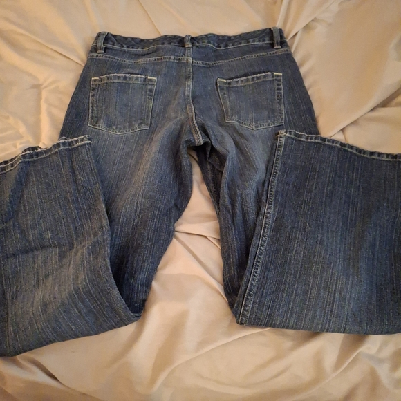 Route 66 Women's Blue Flare Wide Leg Jeans - Picture 6 of 8